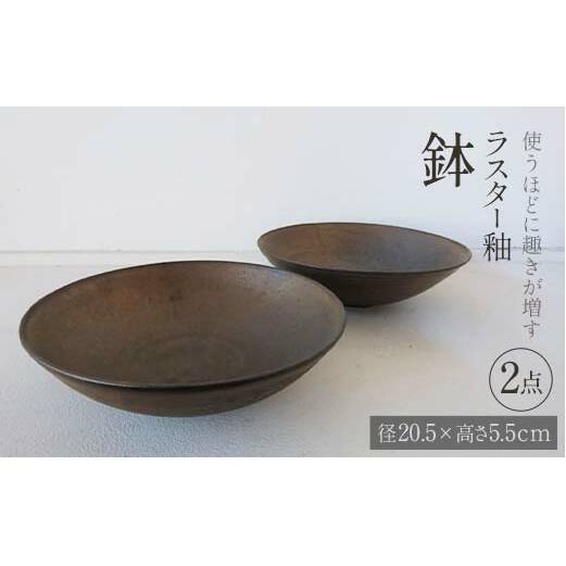 使うほどに趣きが増す ラスター釉 鉢 2点 potter 佐藤みどり 富山県 立山町 F6T-108