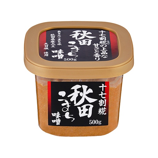 無添加秋田こまち味噌1kg（500g×2箱 みそ） 