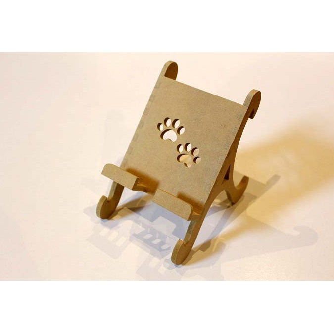 アニマルスマートフォンスタンド ネコ 黄 雑貨 日用品 スマホ スマホスタンド 