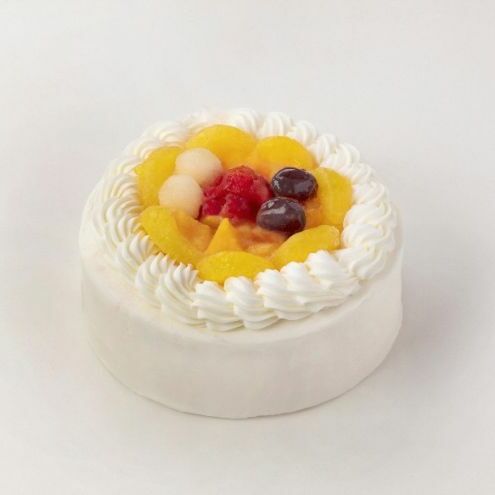 すこやかフルーツケーキ/5号(直径約15cm)(特定原材料不使用) | 十日町すこやかファクトリー