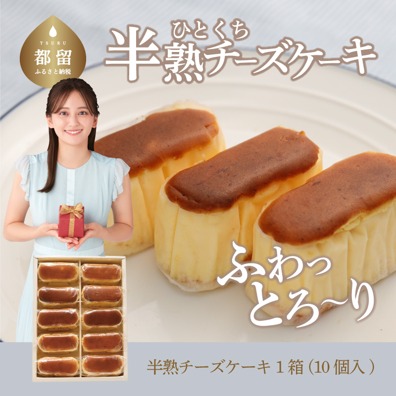 [ギフト用]半熟チーズケーキ1箱(10個入り)