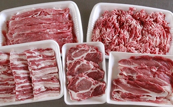 富士ヶ嶺ポークしゃぶしゃぶ用入り満腹セット 総重量4.5kg