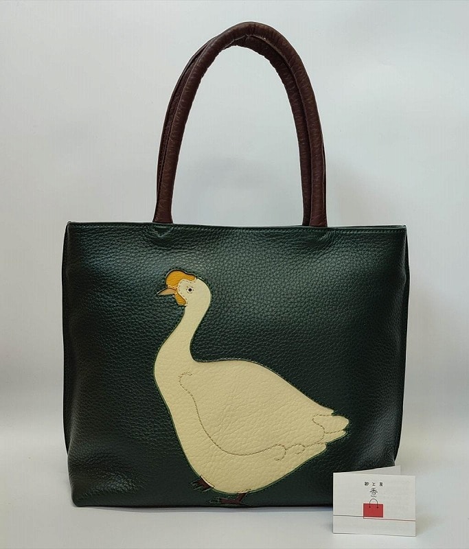 「鞄工房 香」アヒルのトートバッグ