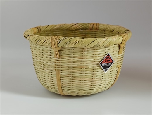 富士北麓”勝山”スズ竹細工「米研ぎザル 小(3合)」山梨県伝統工芸品