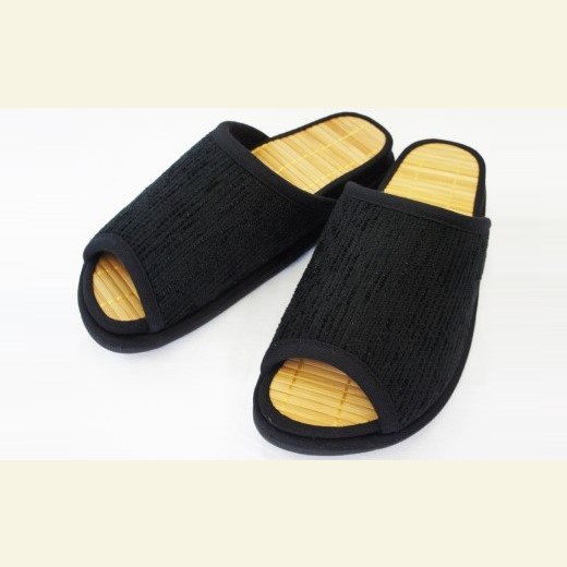 Ｄ型セノーテモールスリッパ　ブラック＜婦人用Ｍサイズ（約24cmまで）＞　【04301-0361】