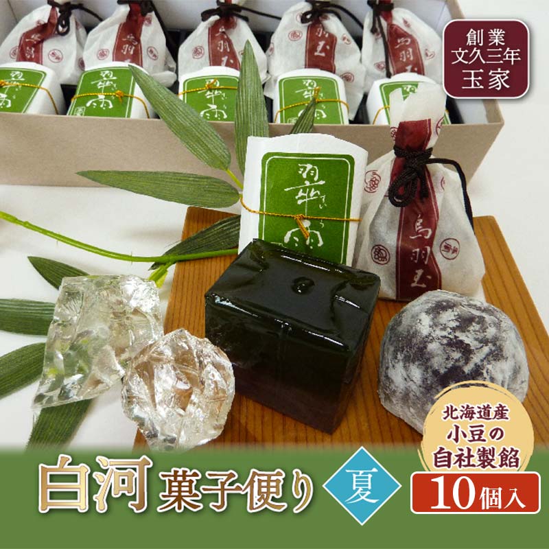 創業文久三年 玉家 白河菓子便り 夏 F21R-015