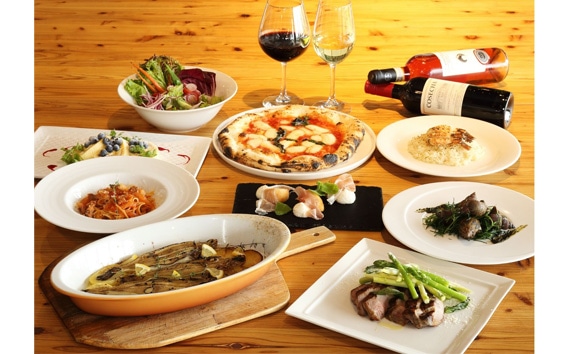 PizzaStaディナーお食事券2名様分1枚