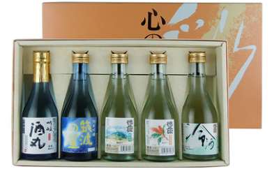 さかいの地酒・徳正宗飲み比べセット(300ml×5本)