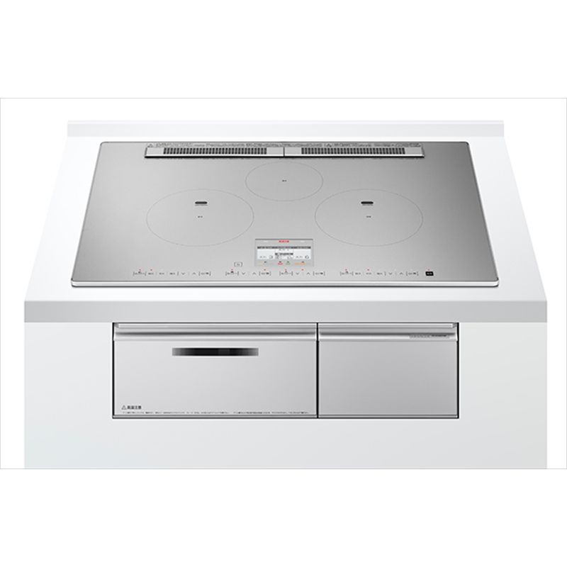 【IHクッキングヒーター】3口IH鉄・ステンレス対応　HT-N100STWF(S) トッププレート幅  75cm [ビルトインからビルトインのみの工事]【 日立 家電 茨城県 日立市 】