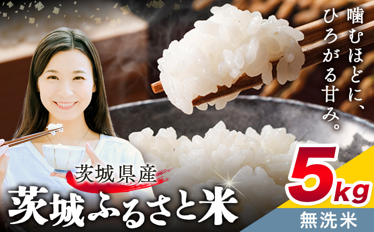 米 茨城 ふるさと米 無洗米 5kg 5kg×1袋[9月中旬-10月末頃出荷]茨城県 結城市 米 国産 お米 おこめ お弁当 おにぎり[茨城県共通返礼品]---yuki_local_7_5kg---