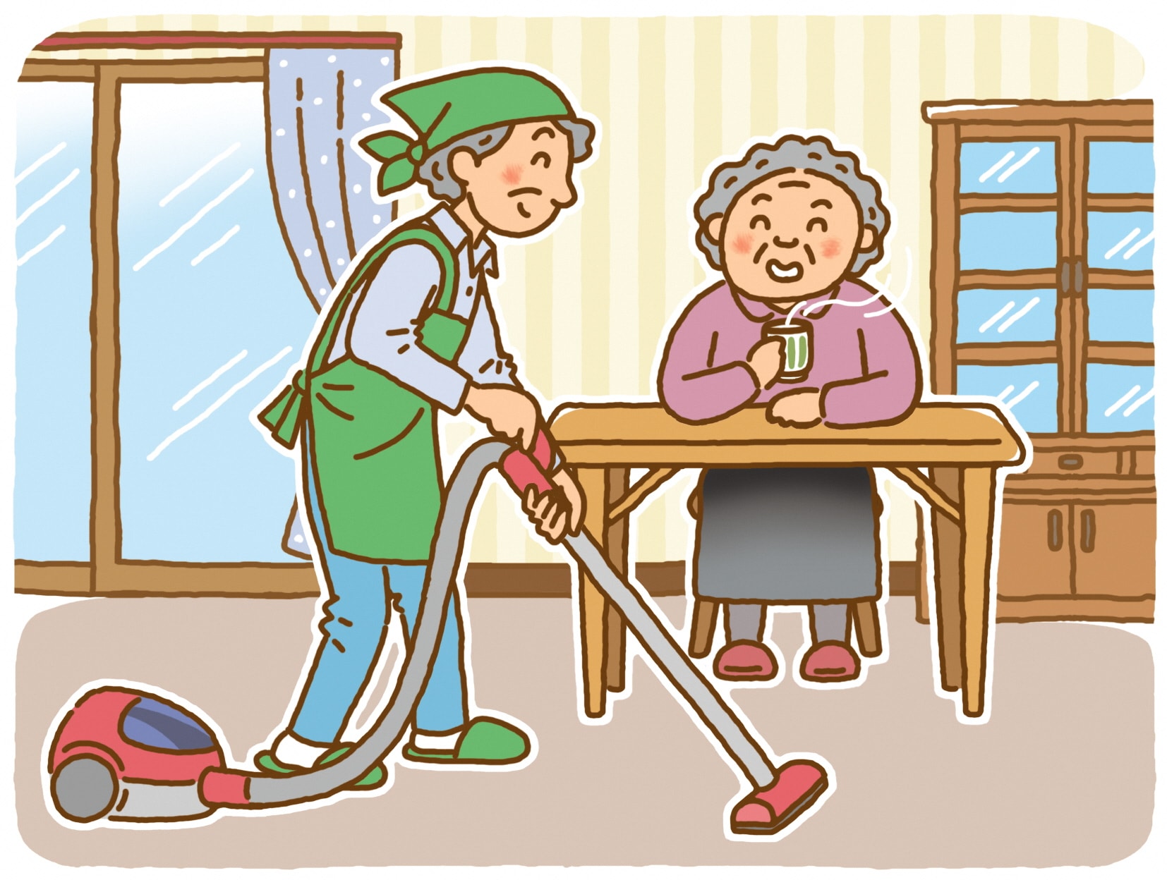 【地場産品】お掃除・談話　代行サービス　６回