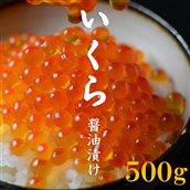 三陸産 いくら醤油漬け 3特 500g 国産 岩手県産 2020年12月JREふるさと納税総合ランキング1位獲得