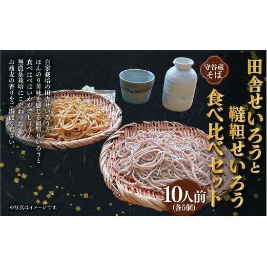 田舎せいろうと韃靼せいろう 10人前 食べ比べ セット 150g×5人前×2種 生そば 冷凍 だったん 韃靼そば そばつゆ付き そばつゆ 54cc×10人前 茨城県 守谷市産 蕎麦 セット