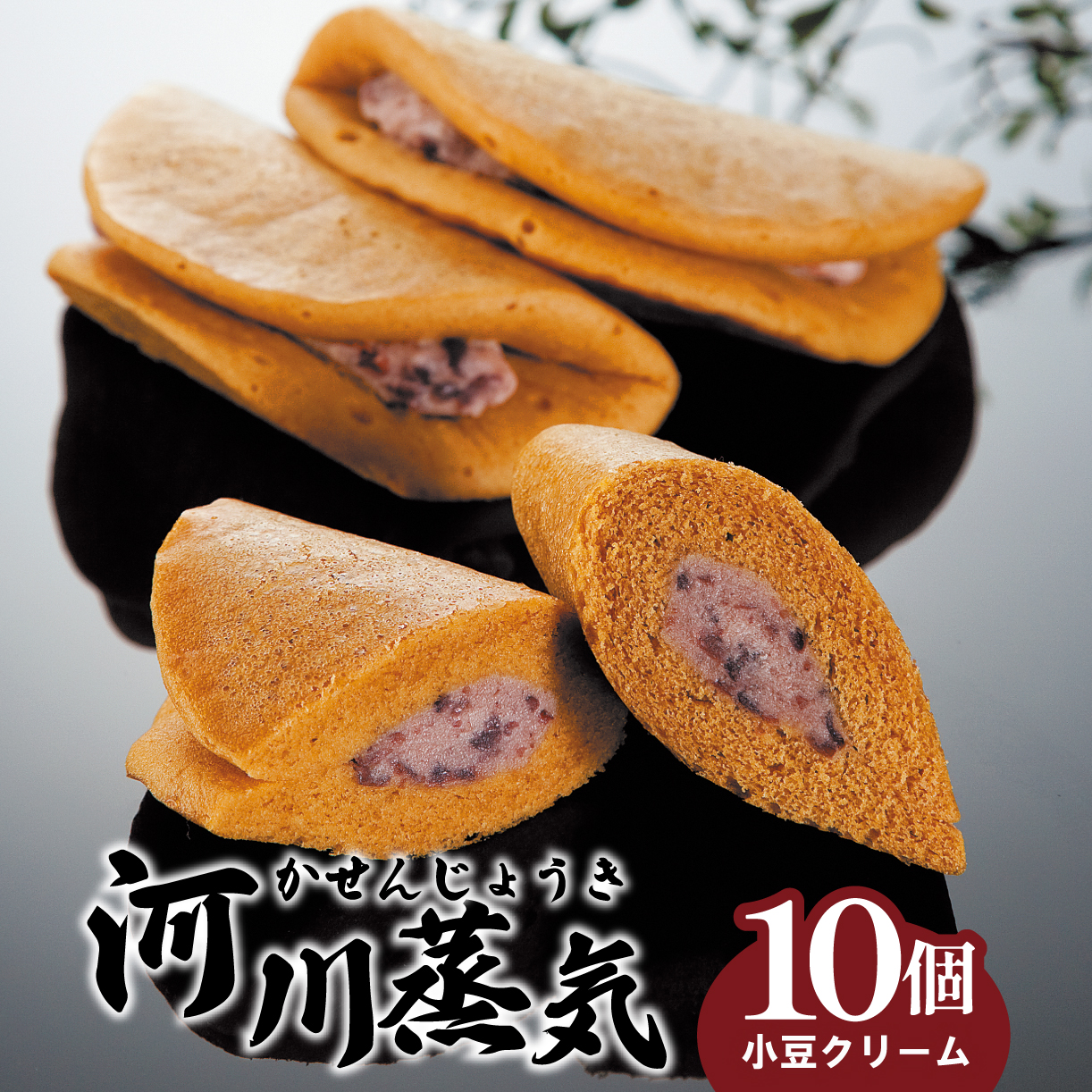 菜菓亭 河川蒸気 蒸しどら焼き 10個入り 和菓子 洋菓子 どらやき どら焼き カステラ 小豆 クリーム 贈答 ギフト おすすめ 新潟銘菓 新潟 新発田 いえい 蒸しどら焼き 菜菓亭 和菓子 洋菓子 お歳暮 B22_03