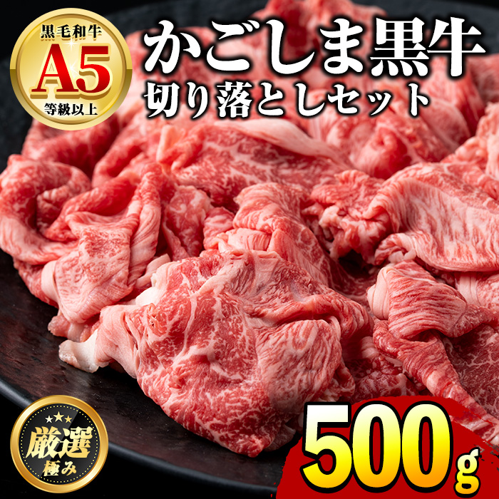 【0121726a】鹿児島県産黒毛和牛!A5等級の切り落とし(約500g)牛肉 肉 切落し 切り落し 和牛 冷凍 国産 お肉 牛丼 野菜炒め カレー 冷凍【前田畜産たかしや】