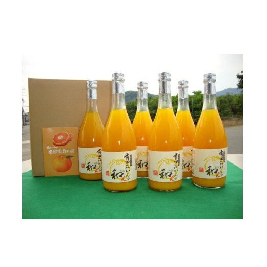 ZY6114n_果樹園紀の国 有田みかんの和α　７２０ｍｌ×６本入