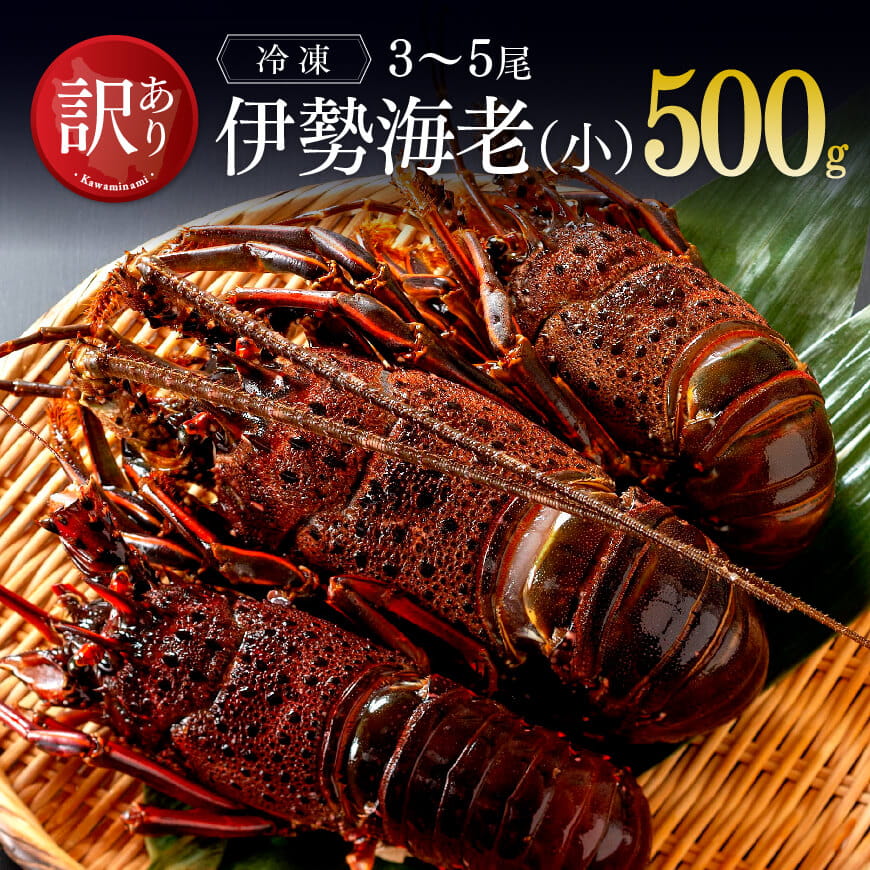 [訳あり]冷凍伊勢海老(小)500g (3〜5尾) 伊勢えび 伊勢海老 いせえび イセエビ [C01705]