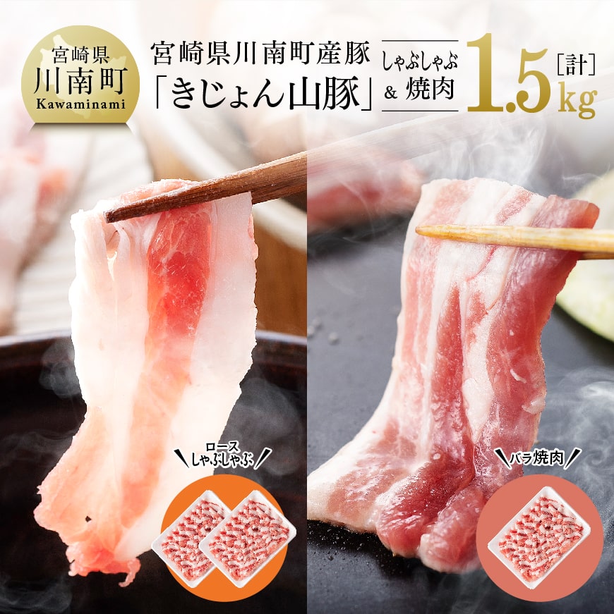 山豚ロースしゃぶ・バラ焼肉セット 豚肉 豚 肉[G7518]