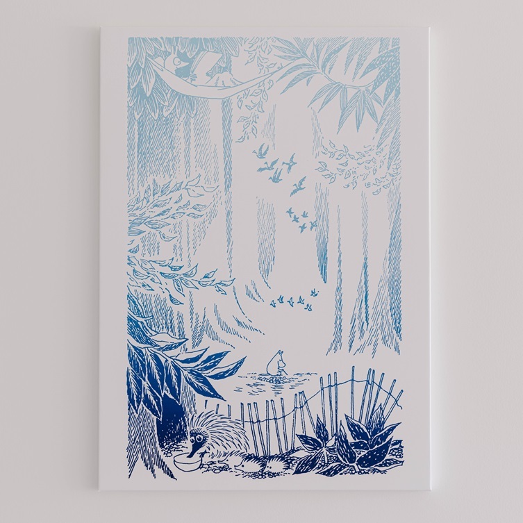 MOOMINVALLEY PARK ファブリックパネルMサイズ（旅立ち）[52211016]