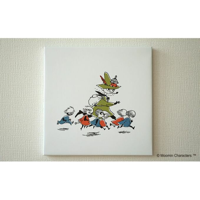 MOOMIN(ムーミン) ファブリックフレーム Sサイズ(スナフキン)[52210387] キャラクター インテリア 絵画 