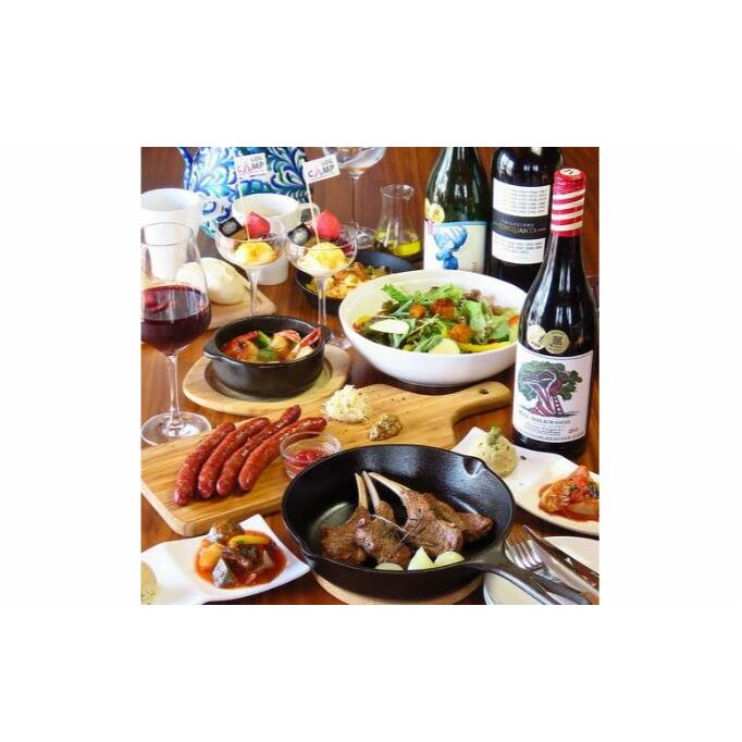 ログキャンプのランチ・ディナー共通　お食事券A(3名様)[52210448] チケット 