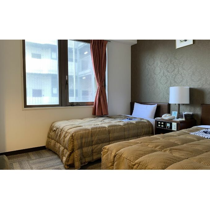飯能第一ホテル ツインルームタイプA(2名)宿泊券[52210896] 宿泊先 チケット ビジネスホテル シングル 素泊りプラン 