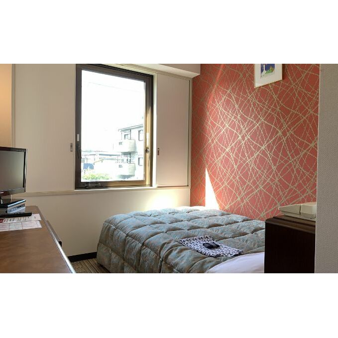 飯能第一ホテル シングルルーム(1名)宿泊券[52210895] 宿泊先 チケット ビジネスホテル セミダブルベッド 素泊りプラン 