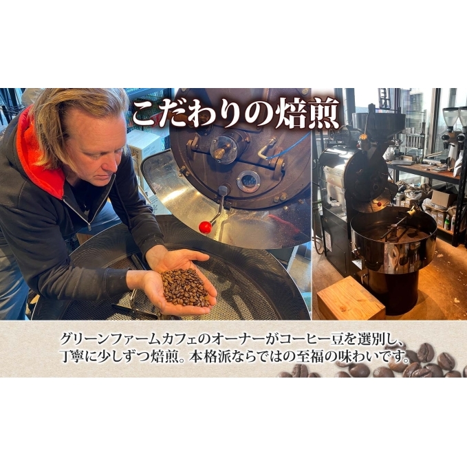 ニセコブレンド コーヒー 豆 300g ミディアムロースト 珈琲 専門店 ドリップコーヒー 豆 小分け 自家焙煎 ミディアム焙煎 グアテマラ豆  グリーンファームカフェ 中煎り珈琲 | 北海道倶知安町 | JRE MALLふるさと納税