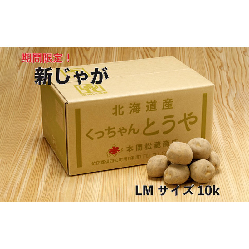 新じゃが 令和5年 倶知安産 とうや LM 10kg D/B 野菜 北海道野菜 北海道産 北海道産じゃがいも 