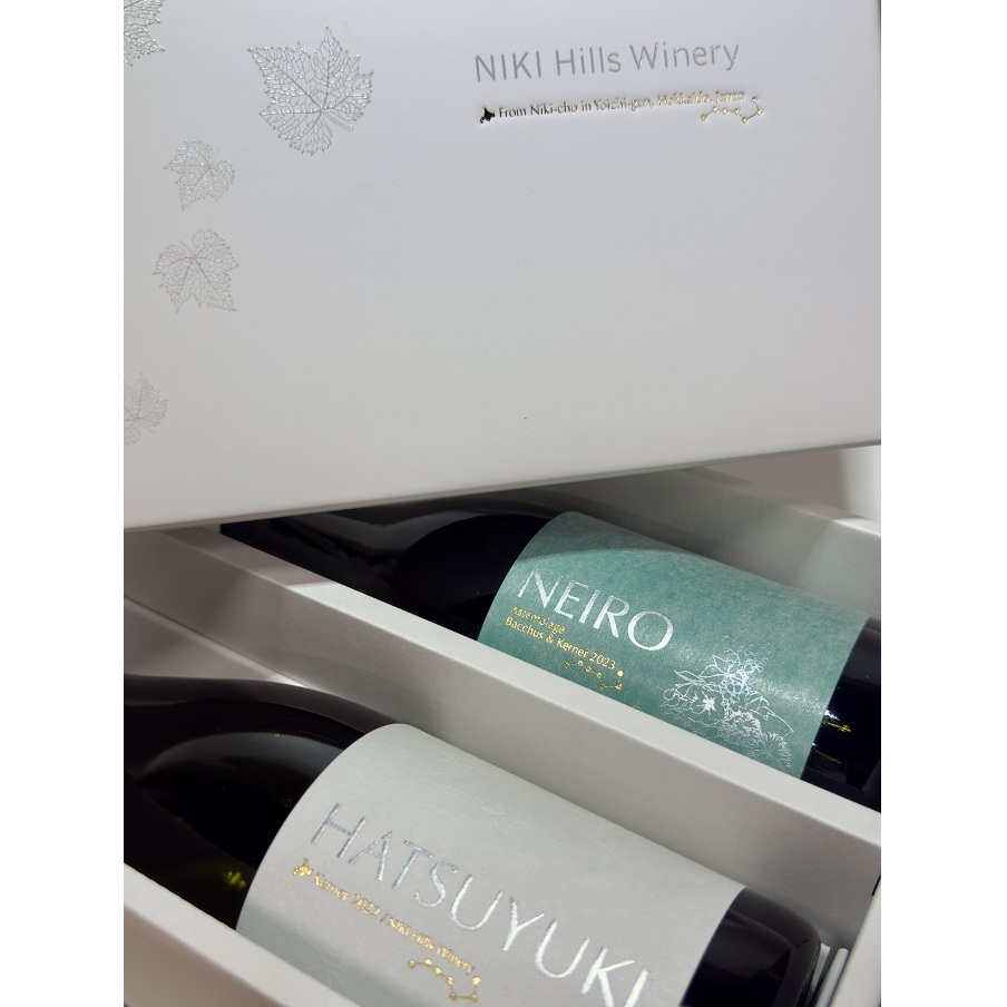 NIKI Hills Winery 白ワイン セット 化粧箱入り 【 HATSUYUKI 】 【 NEIRO 】 各750ml | 北海道仁木 ...