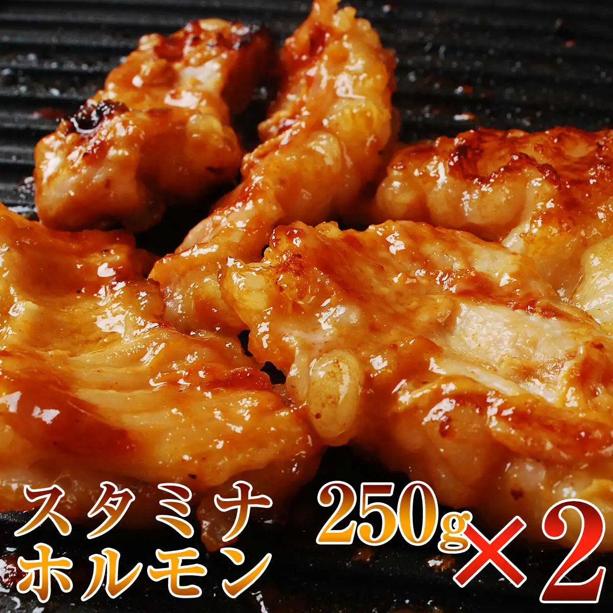 H020-R806 黒毛和牛　やまと特製みそだれ　スタミナホルモン500ｇ（250ｇ×2Ｐ）2026年6月30日～