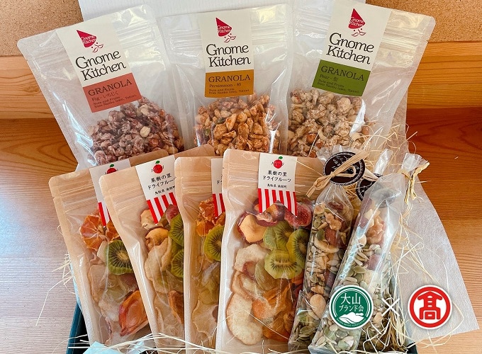 <ノームキッチン>オーガニックナッツ&クラッカー・ドライフルーツ・グラノーラセット(大山ブランド会)40-DE3 0948