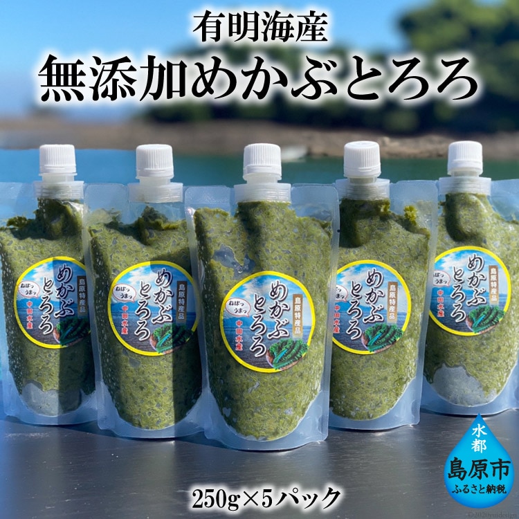 AE140 有明海産 無添加めかぶとろろ(250g×5パック)