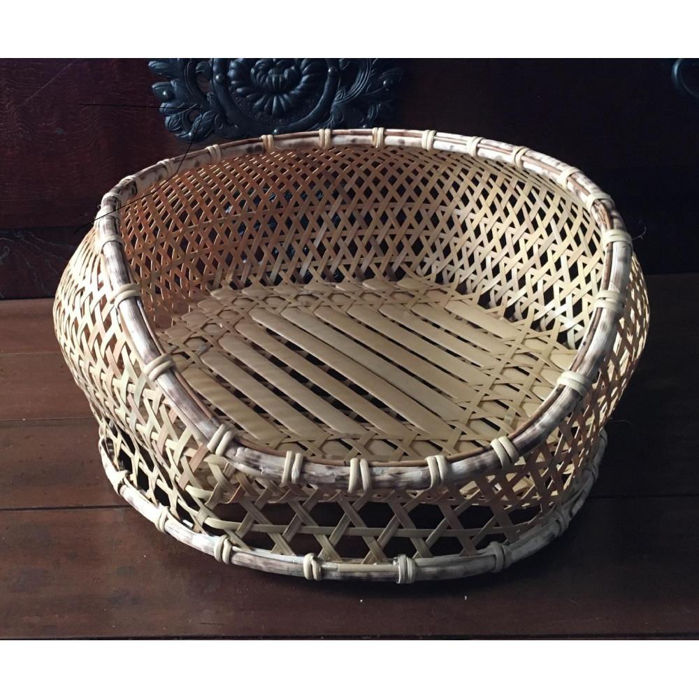 竹編み猫ベット２　※受注生産につき、発送までに最大2ヶ月程かかる場合あり ｜ 竹工芸 伝統工芸品 日用品 雑貨 栃木県 大田原市