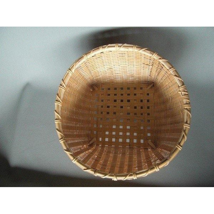 茶碗かご１　直径32cm　高さ15cm　※受注生産につき、発送までに最大2ヶ月程かかる場合あり ｜ 竹工芸 伝統工芸品 日用品 雑貨 栃木県 大田原市