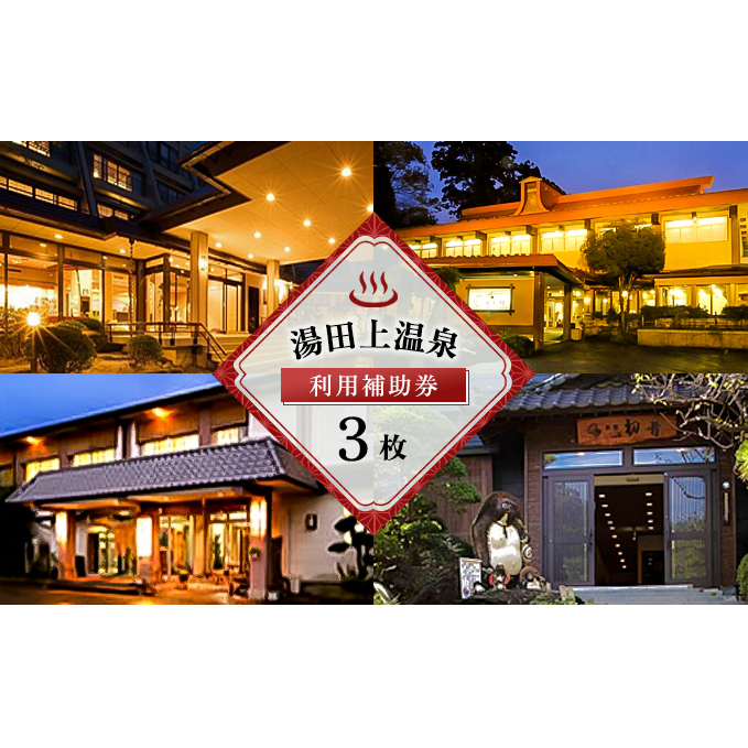 湯田上温泉利用補助券＜3枚＞ 旅行 