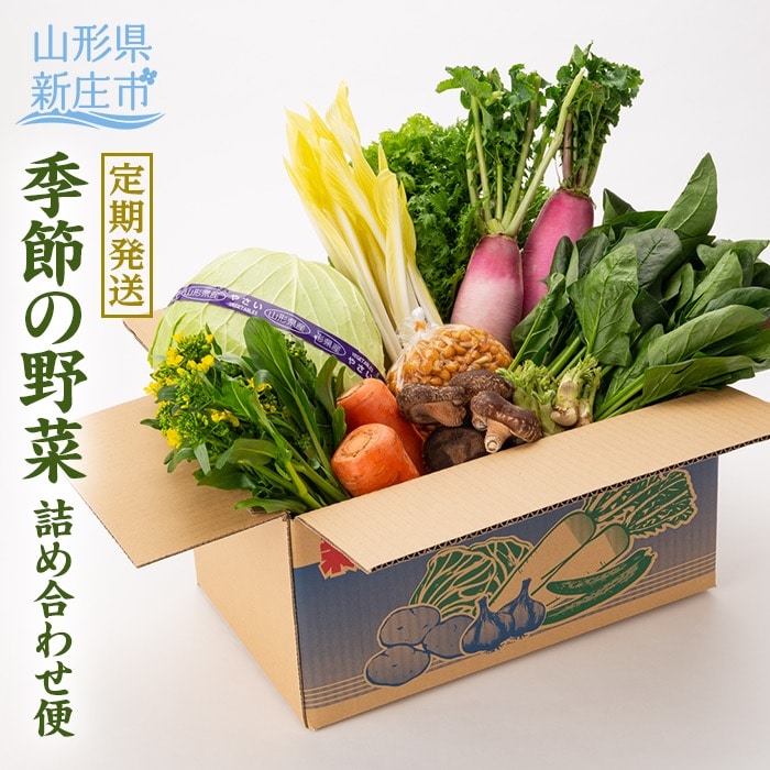 【定期発送】産直まゆの郷 季節の野菜詰め合わせ便 F3S-0788