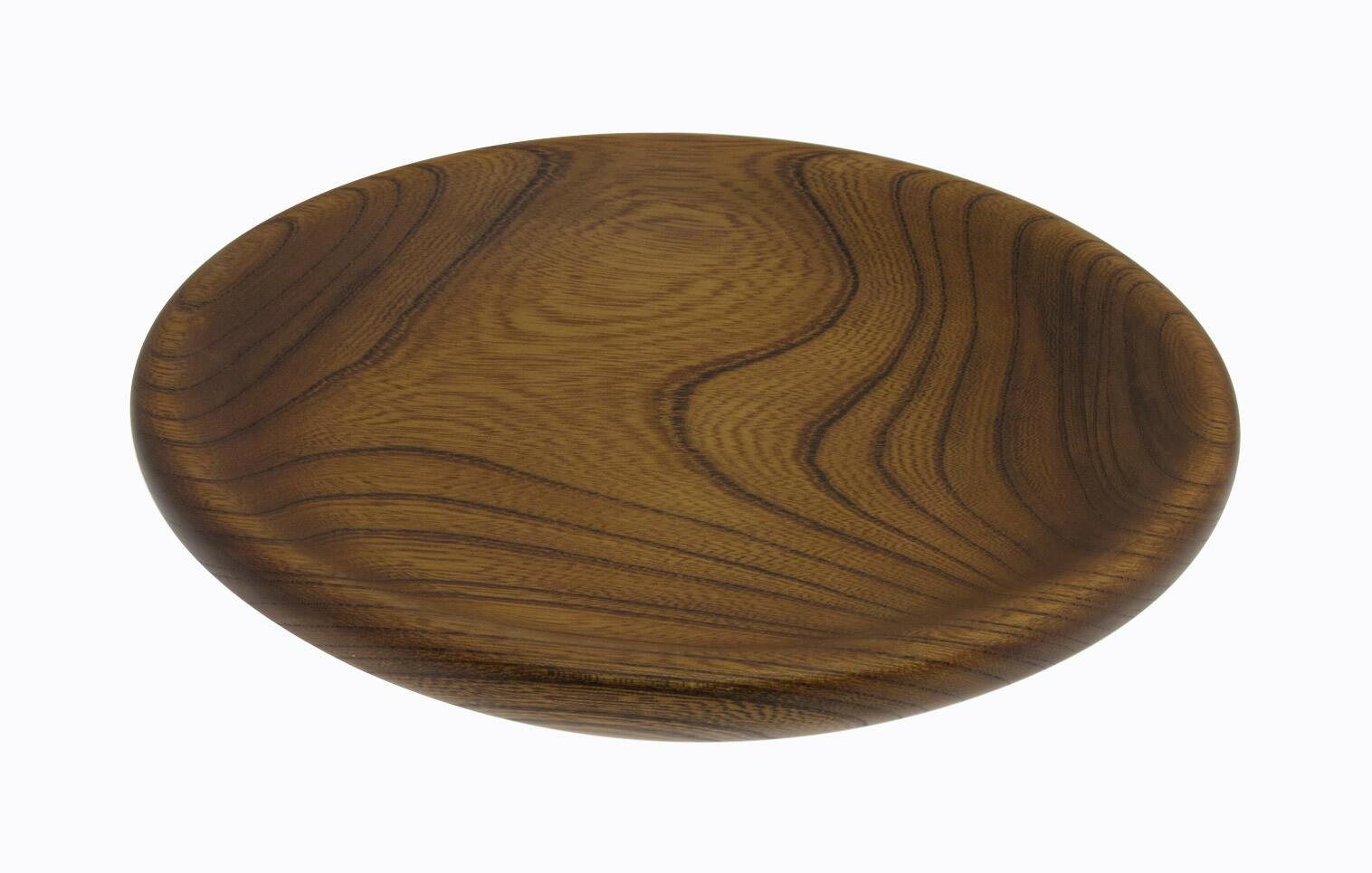 Zelkova バルク　8寸【お皿 キッチン用品 食器 雑貨 日用品 φ24cm×高さ3cm 木製食器 国産ケヤキ  工芸品 職人の手作り おしゃれ食器 神奈川県 小田原市 】