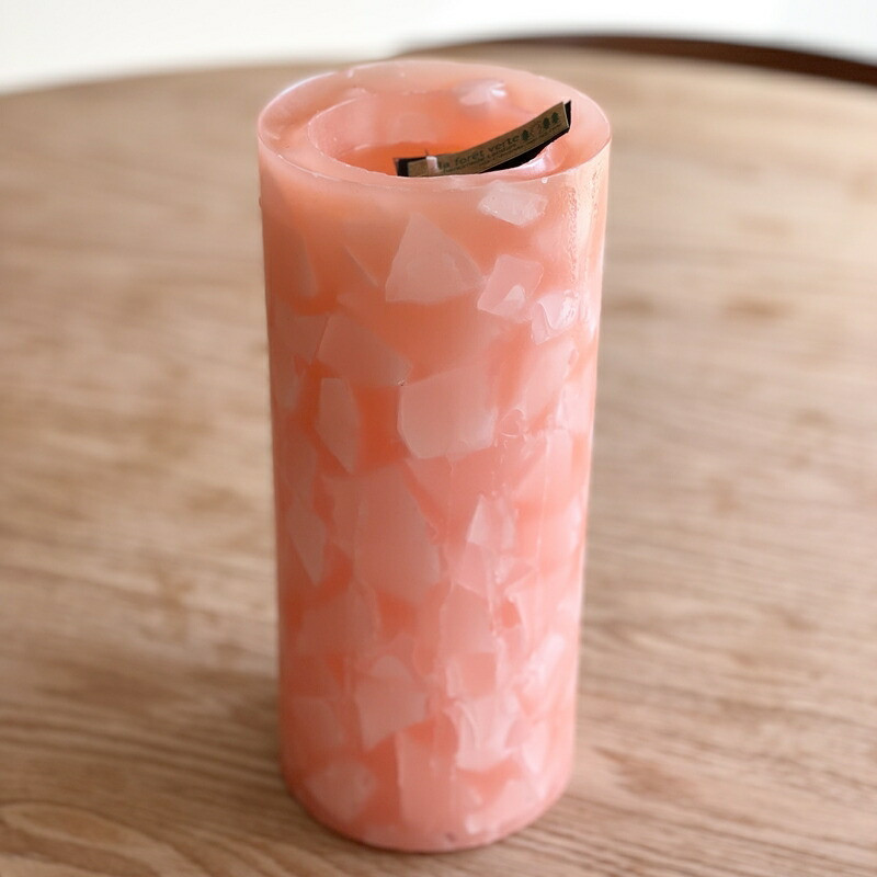 ブロック円柱キャンドル【防災 停電 キャンプ いやし アウトドア オシャレ シンプル 大きいキャンドル ロウソク ローソク リラックス 北欧 ナチュラル インテリア雑貨 日用品雑貨 生活雑貨 神奈川県 小田原市 】