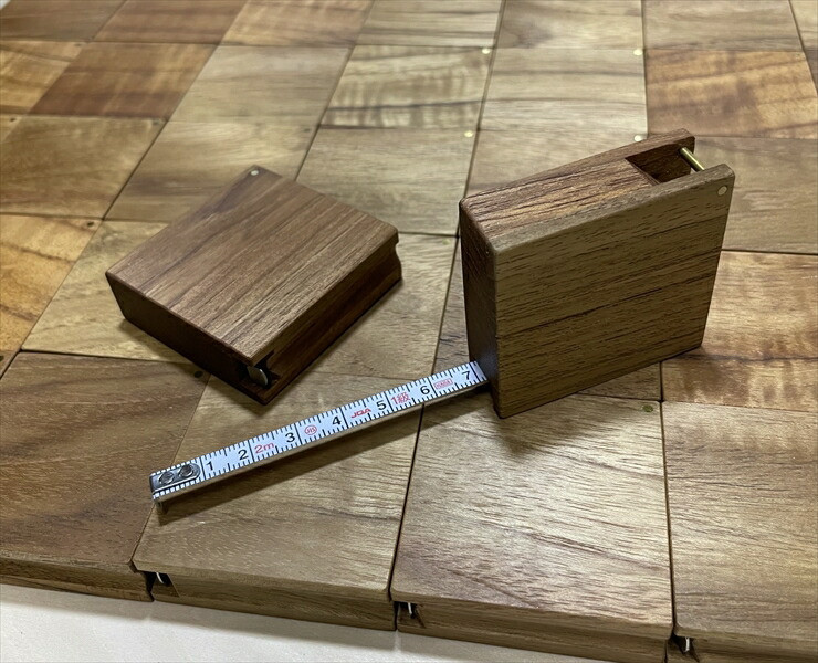 木製メジャー「ニブ＝メジャー」【おしゃれ おすすめ オリジナル 日曜大工 2m 木製メジャー メイドインジャパン 伝統産業 木工 50mm*50mm*15mm　木製 神奈川県 小田原市 】