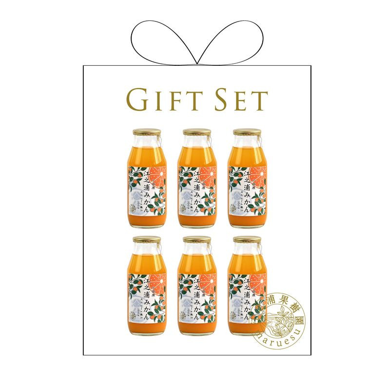 ギフトセット180ml6本入り 小田原産江之浦みかん100%ストレートジュース180ml6本