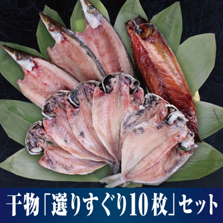 [ふるさと納税]小田原名物「干物」をさまざまな魚でそれぞれのおいしさを。小田原干物 選りすぐり10枚セット[ 海鮮 神奈川県 小田原市 ]