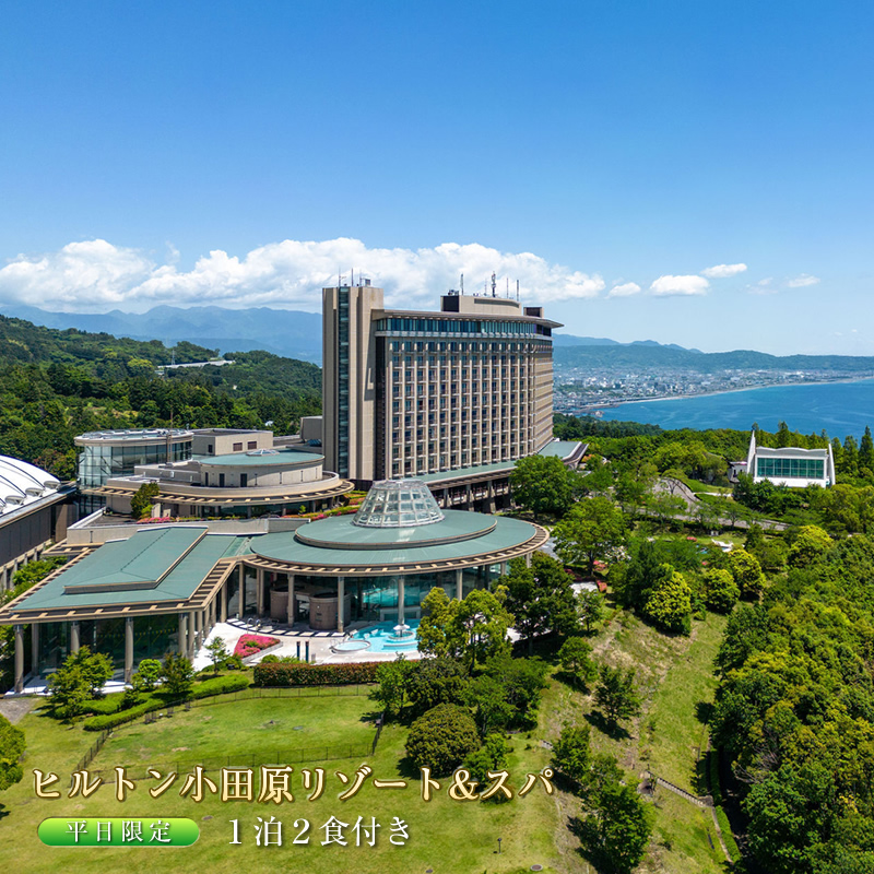 [ふるさと納税]ヒルトン・スーペリア・ツインルーム宿泊プラン 1泊夕朝食付き[1組2名様]★オーシャンビュー!天然温泉大浴場、プール施設利用含む [ ヒルトン 神奈川県 小田原市 ]