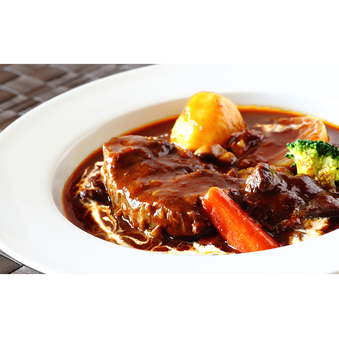 ビーフシチュー 冨士屋牛肉店 高級ブランド黒毛和牛で作ったお肉屋さんの贅沢ビーフシチュー 3個 セット 黒毛和牛 シチュー