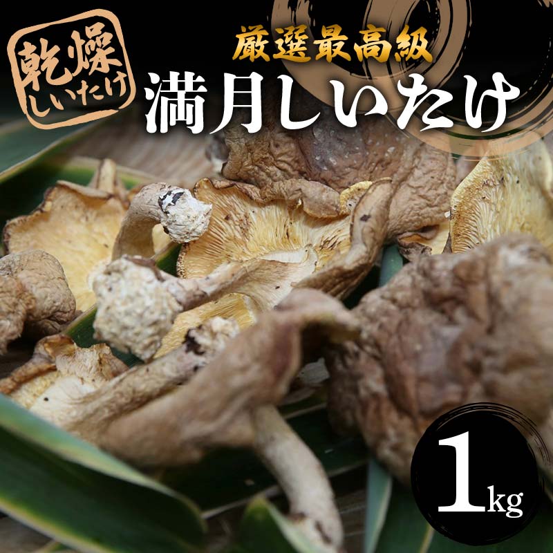 厳選最高級 乾燥しいたけ『満月しいたけ』 1kg F5K-530