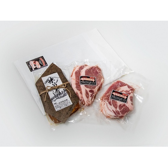 熟成肉 セット 詰め合わせ コクのある旨味とジューシーさが特徴 長谷川の自然熟成豚セット 豚肉 豚 ぶた ブタ 肉 お肉 精肉 味付き肉 味付け肉 味噌漬け ロース 厚切り スライス 加工肉 キャンプ アウトドア キャンプ飯 青森 青森県 鯵ヶ沢町