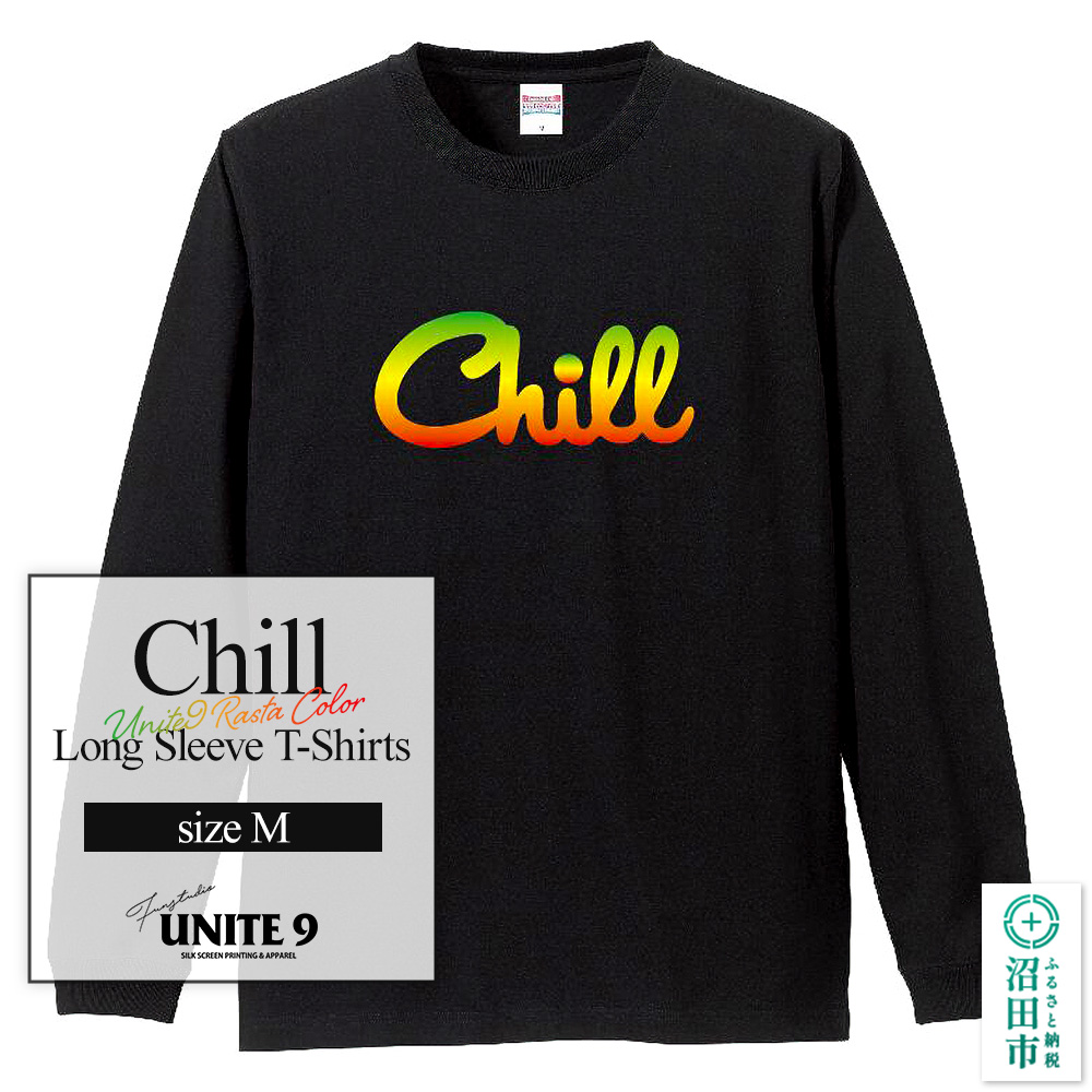 Chill Long Sleeve T-Shirts UNITE9 RASTA COLOR / sizeM FUN工房UNITE9