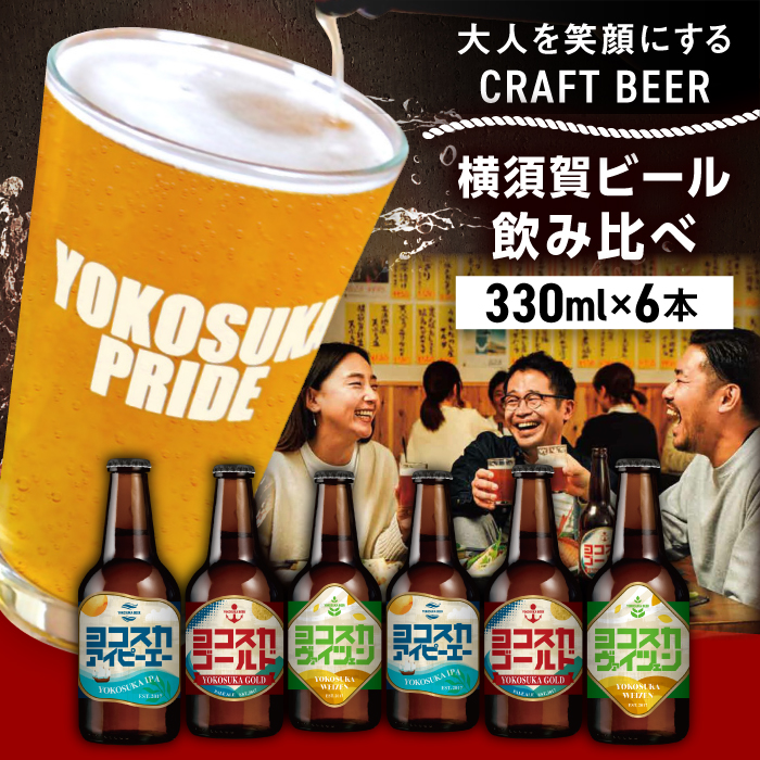 飲み比べ ビール 3種　6本セット （330ml瓶×6本）クラフトビール 【有限会社たのし屋本舗】 [AKAE047]