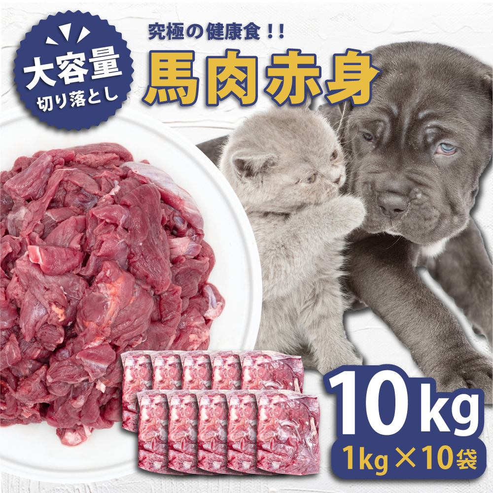 馬肉赤身切り落とし 10kgセット[ディアラ] [AKGU004]