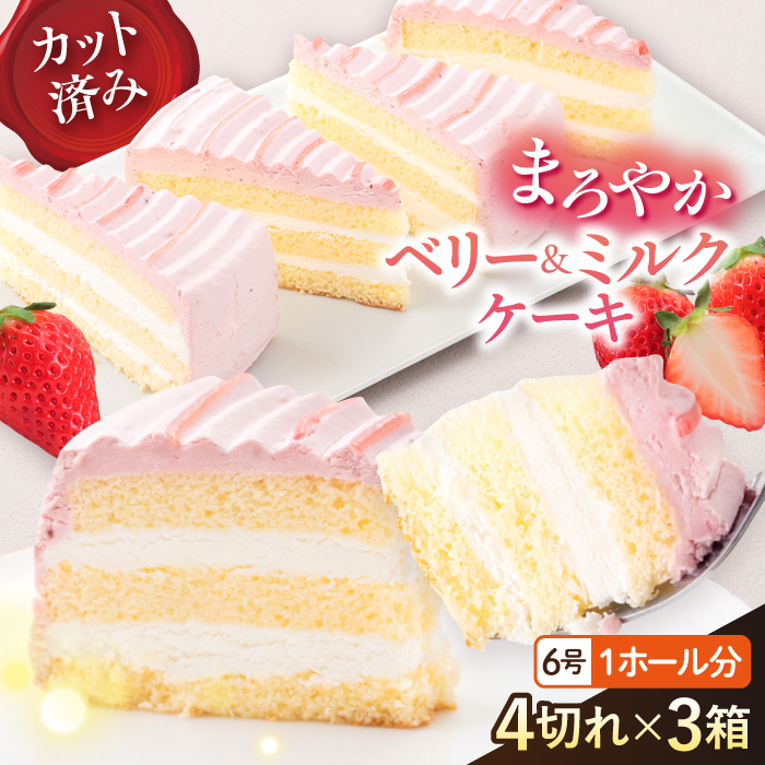 ドルチェケーキ ベリー&ミルク ケーキ 計12個(4個×3箱)[ファミール製菓株式会社] [AKCI018]